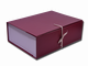 Архивный короб с нескладывающимся лотком  (А4+, бумвинил)